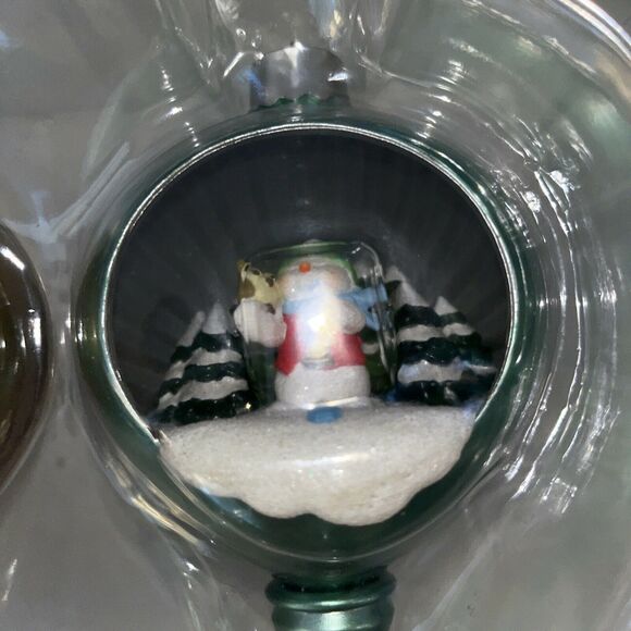 New SNOW BUDDIES SURPRISE LIghts UP Hallmark Tammy Haddix Christmas Ornaments